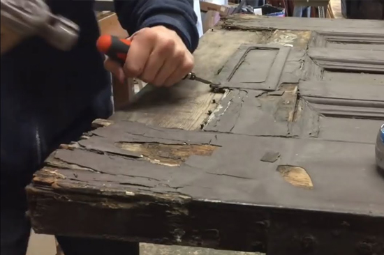 Lake Arrowhead-wooden-door-repair